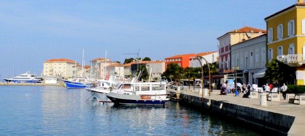 Porec Marina sur l'Adriatique en Istrie